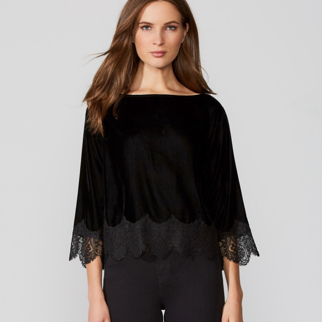 Bailey 44 Fade To Black Lace Top